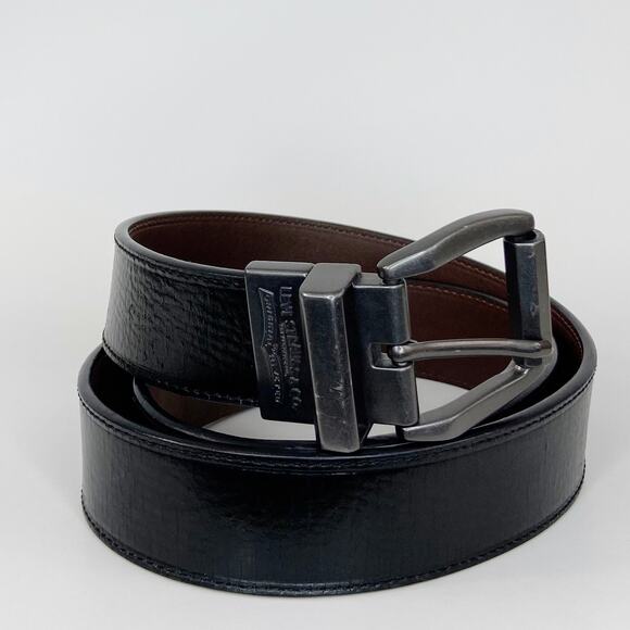Levi's Reversible Black & Brown Belt 38-40 - Picture 1 of 13
